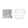 Kép 4/9 - Pulsar AWB382813 ABS doboz 380x280x130, vízálló műanyag csavarokkal záró és alaplap