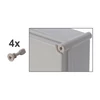 Kép 5/9 - Pulsar AWB382813 ABS doboz 380x280x130, vízálló műanyag csavarokkal záró és alaplap