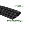 Kép 2/2 - Extro Flex Light 10102032 gégecső 320N UV álló, HF, behúzószállal 50m/tek D32 fekete