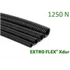 Kép 2/2 - Extro Flex Xdur 13101016 gégecső 1250N UV álló, HF, lépésálló, behúzószál nélkül 50m/tek D16 fekete