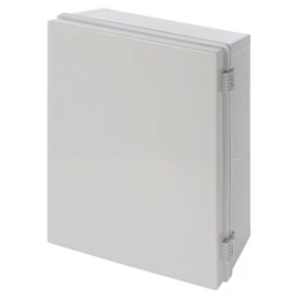 Pulsar AWB504020 ABS doboz 500x400x200, vízálló műanyag zsanérokkal záró és alaplap