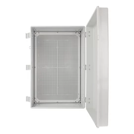 Pulsar AWB604022 ABS doboz  600x400x220, vízálló műanyag zsanérokkal záró és alaplap