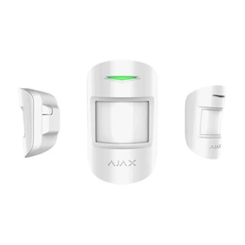 AJAX MotionProtect Plus WH vezeték nélküli PIR+MW mozgásérzékelő fehér