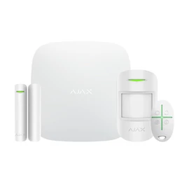 AJAX Starter szett WH /1 HUB, 1 MotionProtect, 1 DoorProtect, 1 SpaceControl/