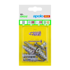 CELO 5GKDZSZ6 fém gipszkarton tipli + csavar 6db/bliszter