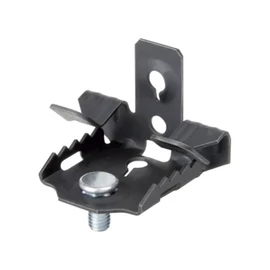 CELO 94713CAB M6-os feketére festett, peremes gerendakapocs, 7-13mm