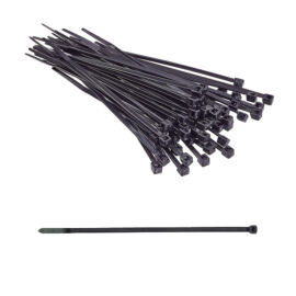 CELO 425100CCT Kábelkötegelő, gyorskötöző 2,5x100mm, UV álló, fekete, 100 db/csomag