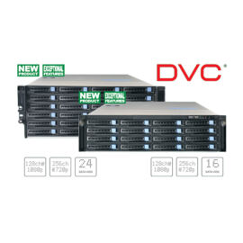 DVC DSN-7416 128 1080P/256 720P csatornás hálózati tároló szerver 16xHDD Linux OS