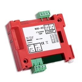 Detnov MAD-402-I intelligens monitor modul 2 bemenettel izolátorral