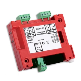 Detnov MAD-431-I intelligens sziréna vezérlő modul 1 kimenettel izolátorral