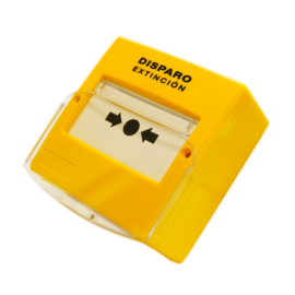Detnov PDD-100 hagyományos kézi jelzésadó oltórendszerekhez, sárga
