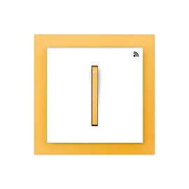 Enika P8 T 2 Neo 43 Fehér / Narancssárga felületre szerelhető jeladó (1041493)