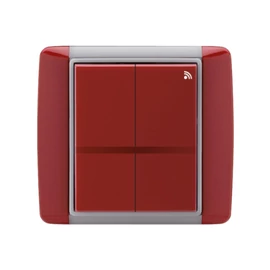 Enika P8 T 4 Element 24 Kármin vörös felületre szerelhető jeladó (1041520)