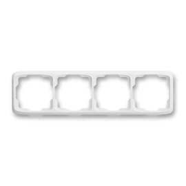 ABB kapcsoló keret 4-es vízszintes Tango Fehér (3901A-B40 B)