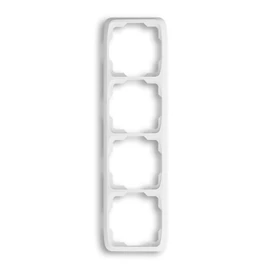 ABB kapcsoló keret 4-es függőleges Tango Fehér (3901A-B41 B)