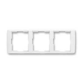 ABB kapcsoló keret 3-as vízszintes Element Fehér / Fehér (3901E-A00130 03)