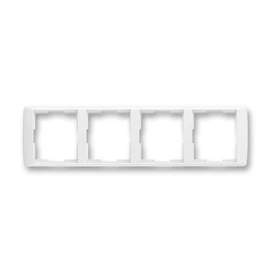 ABB kapcsoló keret 4-es vízszintes Element Fehér / Fehér (3901E-A00140 03)