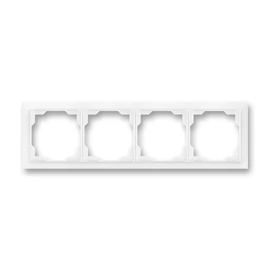 ABB kapcsoló keret 4-es vízszintes Neo Fehér (3901M-A00140 03)