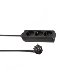 GAO 0250H Elosztó 3-as 3m fekete