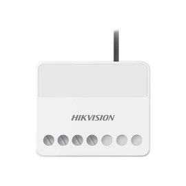 Hikvision AXPro DS-PM1-O1H-WE Relé modul, 868 MHz, 100 VAC-240 VAC, túláramvédett