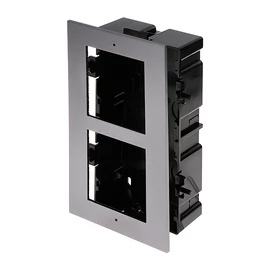 Hikvision DS-KD-ACF2 társasházi IP videó-kaputelefon szerelőkeret süllyesztett, 2 modulos verzió