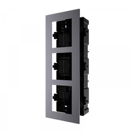 Hikvision DS-KD-ACF3 társasházi IP videó-kaputelefon szerelőkeret süllyesztéshez, 3 modulos verzió