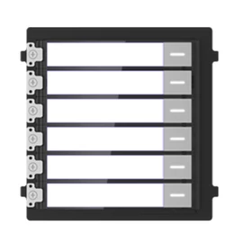 Hikvision DS-KD-KK társasházi IP videó-kaputelefon kültéri 6 lakásos modulegység