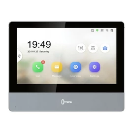 Hikvision DS-KH8350-WTE1-GREY IP videó-kaputelefon beltéri egység, WiFi