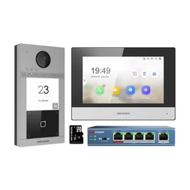 Hikvision DS-KIS604-S (B) egylakásos IP videó-kaputelefon szett