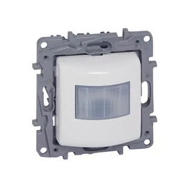 Legrand 764582 NILOÉ mozgásérzékelős kapcsoló 0 - 400 W (izzó, halogén), 180°, 3-vezetékes, fehér