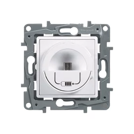 Legrand 764596 NILOÉ micro USB dokkoló, USB töltőaljzattal, fehér