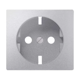 Legrand 770257 Valena 2P+F aljzat burkolat biztonsági zsaluval, alumínium