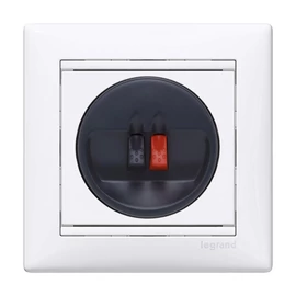 Legrand 774223 Valena hangszórócsatlakozó 2 kivezetéssel, fehér
