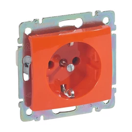 Legrand 774373 Valena 2P+F csatlakozóaljzat, narancssárga