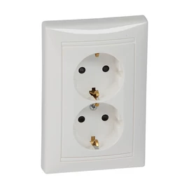 Legrand 774400 Valena 2x2P+F csatlakozóaljzat, fehér