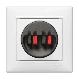 Legrand 774424 Valena hangszóró-csatlakozóaljzat, fehér