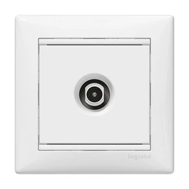 Legrand 774431 Valena TV antenna-csatlakozóaljzat átmenő, fehér