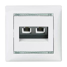 Legrand 774439 Valena 2xRJ11 telefon-csatlakozóaljzat, fehér