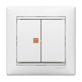 Legrand 774445 Valena csillárkapcsoló egy ellenőrzőfénnyel, fehér