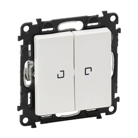 Legrand 752109 Valena Life kettős váltókapcsoló jelzőfénnyel 10 AX, fehér