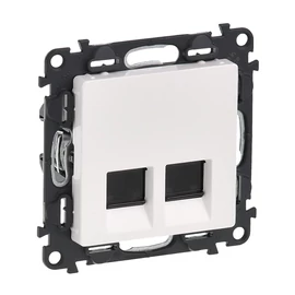 Legrand 753141 Valena Life 2xRJ45 Cat. 5e UTP csatlakozóaljzat, fehér