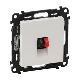 Legrand 753172 Valena Life hangszóró-csatlakozóaljzat, 2 kivezetéssel, fehér