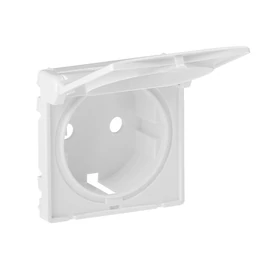 Legrand 754840 Valena Life 2P+F csatlakozóaljzat burkolat csapófedéllel, fehér