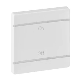 Legrand 755170 Valena Life BE/KI jelölés széles burkolat, fehér