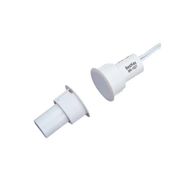 Nyitásérzékelő BR-1021WH befúrható fehér 30x19mm