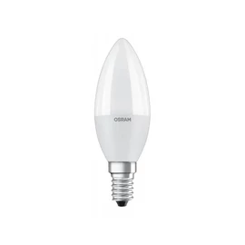 OSRAM 973367 Izzó ledes 5W/230V E14 foglalat 470lm 4000K gyertya alak VALUE CLB40 5W/840 E14 FR