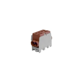 Pollmann 2080144 HLAK 35-1/2 M2 fővezetéki leágazókapocs 150/125A Cu/Al csavaros 2x35+2x25mm2, barna