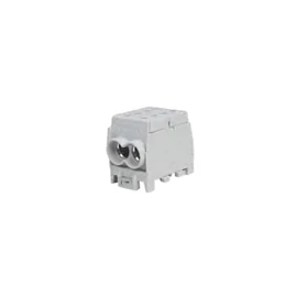Pollmann 2080147 HLAK 70-1/2 M2 fővezetéki leágazókapocs 250/250A Cu/Al csavaros 4x70mm2 1-pólus, szürke