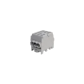 Pollmann 2080178 HLAK 35-1/4 M2 fővezetéki leágazókapocs 150/125A Cu/Al csavaros 2x35+4x25mm2, szürke