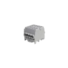 Pollmann 2080183 HLAK 35-1/6 M2 fővezetéki leágazókapocs 150/125A Cu/Al csavaros 2x35+6x25mm2, szürke